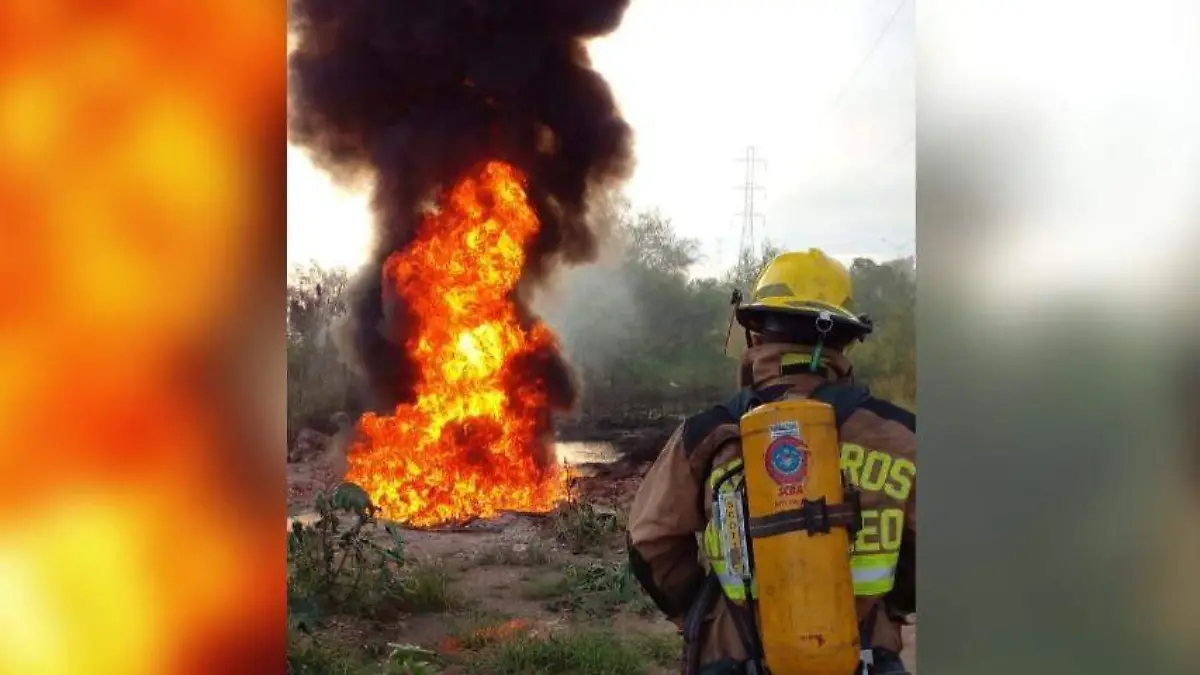 incendio ducto pemex APODACA